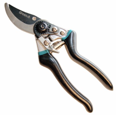 Green>it® pruning shears with curved cutting edge